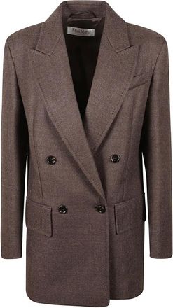 Max Mara Mxspulvino - Dames - Blazers - Grijs - 2XS - Jassen