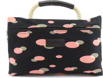 Longchamp pink Canvas Handbag Pouch (Pre-Owned)