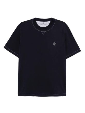 Brunello Cucinelli Crew-Neck T-Shirt With Logo