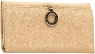 Bulgari Pre-owned Wallets, female, Beige, Size: ONE SIZE Pre-owned Wallet