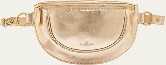 IL BISONTE Oliveta Zip Leather Belt Bag