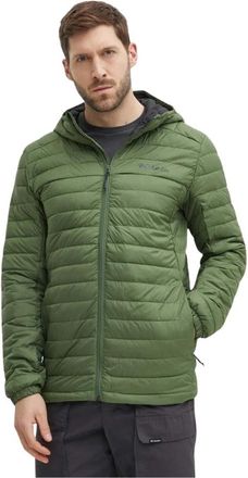 Columbia Silver Falls Hooded Jacket - Heren - Ski Jassen - Groen - S - Leer - Fitness