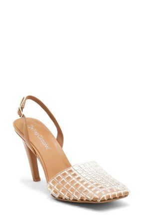 Jeffrey Campbell Aviary Slingback Jelly Pump in Clear Natural at Nordstrom, Size 8.5