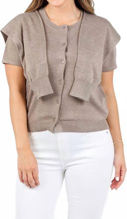 Suncoo Womens Genna Sweater In Taupe
