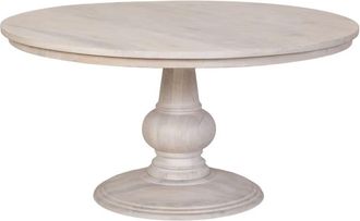 Wanderlust Deco Mesa de comedor de madera 150 x 150 x 76h cm