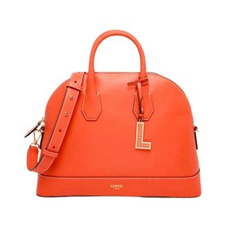Lancel Belleville M Handtas - Dames - Tassen - Oranje - Maat: ONE Size Zijde