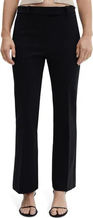Mango Flare Leg Pants in Black at Nordstrom, Size 2