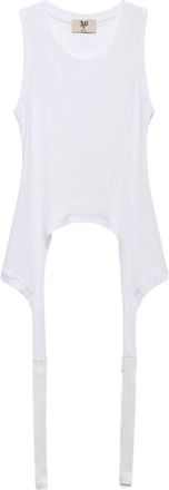Aniye By Canotta costine con fasce laterali - Dames - Tops zonder mouwen - Wit - M - Katoen - Tops
