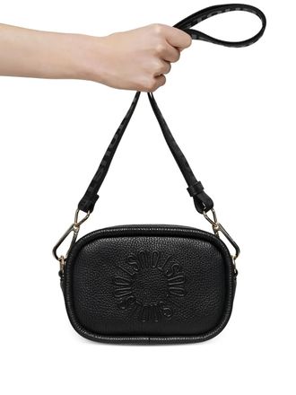 Tous Miranda embossed-logo cross body bag - women - Calf Leather - One Size - Black
