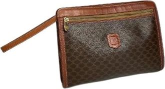 Celine Pre-owned Clutches, female, Brown, Size: ONE SIZE Pre-owned Vintage Clutch