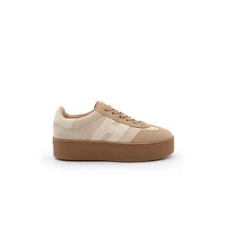 Hogan Cool Sneakers - Dames - Sneakers - Beige - 37 EU - Leer - Schoenen