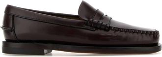 Sebago Dark Brown Leather Classic Dan Loafers