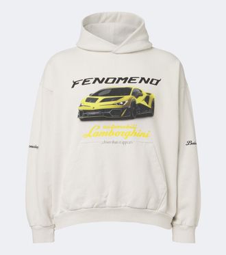 Balenciaga x Lamborghini sudadera con capucha de algod&oacute;n
