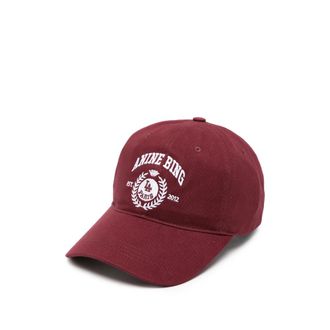 Anine Bing Jereny Logo-embroidered Baseball Cap