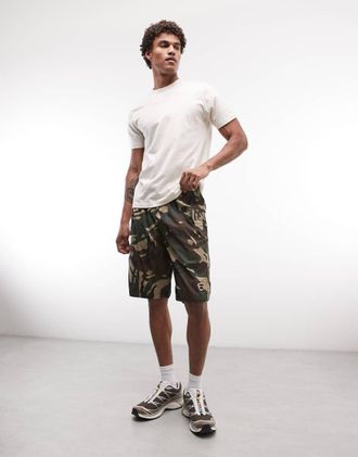 Aape By A Bathing Ape Aape by A Bathing Ape - Pantaloncini cargo ampi mimetici-Multicolore