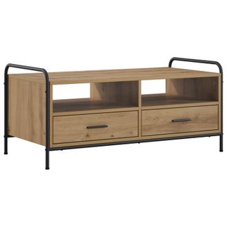vidaXL Tavolino Da Salotto Rovere Artigianale 99,5 X 49 X 46 Cm Vidaxl
