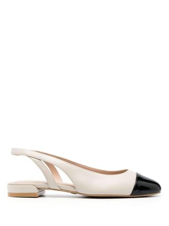 Stuart Weitzman Ballerine con dettaglio cut-out - Nero