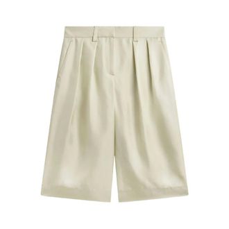 Frankie Shop Long Shorts, female, Beige, Size: S Long Shorts