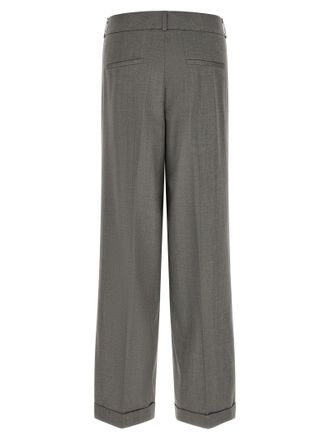 PESERICO Palazzo Trousers - Grey