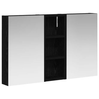 vidaXL Juego De Muebles De Ba&ntilde;o Con Estante 3 Pcs 80 X 10,5 X 50 Cm Vidaxl