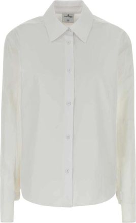 Courr&egrave;ges Poplin Shirt - Dames - Overhemden - Wit - S - Katoen - Overhemden