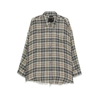 R13 Dames, Blouses & Shirts, Grijs, Maat: S Katoen