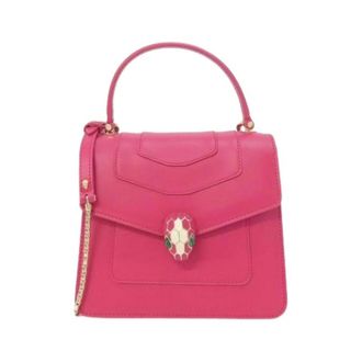Bulgari unisex, Pre-owned, Roze, Maat: ONE Size Leer