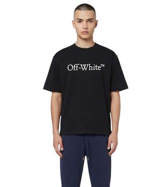 Off-white Black Logo Crew Neck T-Shirt