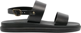 Ancient Greek Sandals Timon leather greek sandals - men - Calf Leather/Calf Leather/Rubber - 40 - Black