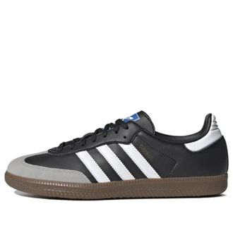 adidas Samba Vegan Shoes Black White Brown H01878