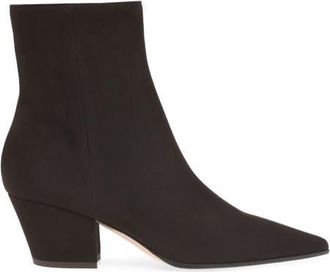Gianvito Rossi Keinna Bootie 55 Booties in Brown Suede at Nordstrom, Size 35.5