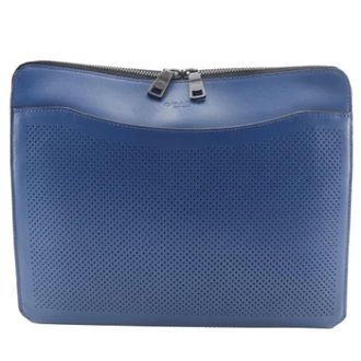 Coach Clutch in pelle Pre-owned - - Pre-owned - Donna - Blu - ONE SIZE
