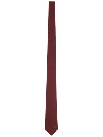 Ferragamo Red Solid Tie