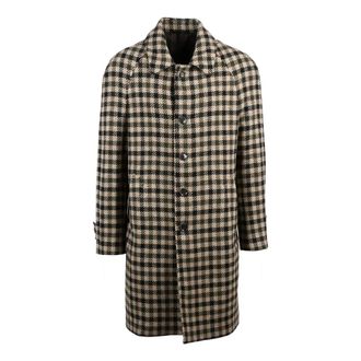 L.B.M. 1911 Coat - Heren - Mantel - Beige - L - Wol - Jassen