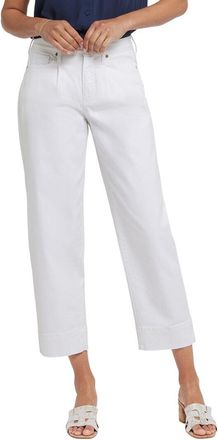 NYDJ Nydj Balloon Optic White Ankle Crop Jean