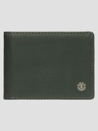 Element Icon Mini Trifold Portemonnee groen