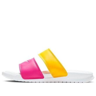 Nike (WMNS) Nike Benassi Duo Ultra Slide Metallic Summit White 819717-102