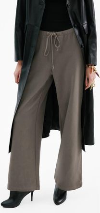 Mango Drawstring Waist Cotton Sweatpants in Grey at Nordstrom, Size X-Small