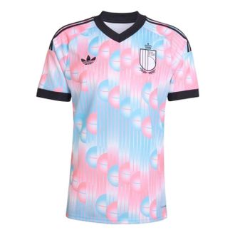 adidas Belgium 26 Away Jersey Asia Sizing Frozen Blue Black JM8386