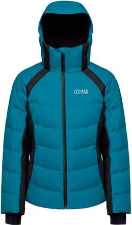 Colmar Charming Printed Quilted Jacket Skijacke f&uuml;r Damen | t&uuml;rkis/blau