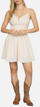 Blu Pepper Fit & Flare Minidress in Natural at Nordstrom, Size Medium