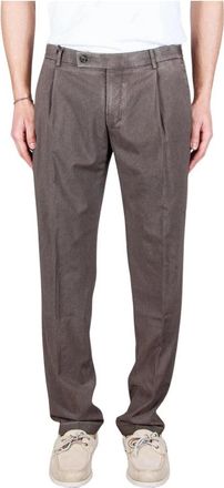 Berwich Chiaia Broek - Heren - Nette broeken - Grijs - 2XL - Wol - Broeken