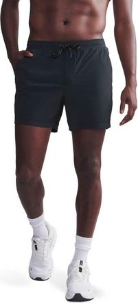 Rhone Pursuit 5-Inch Lined Shorts in Black at Nordstrom, Size Xx-Large