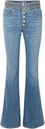 Veronica Beard Beverly Light Blue Flared Jeans Size 24/61