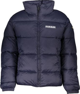 Napapijri Blauwe Polyamide Herenjas - Heren - Winterjassen - Blauw - XL - Jassen