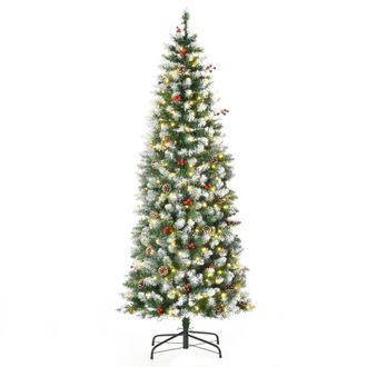 HOMCOM &Aacute;rbol navidad 180 cm &oslash;65x180 cm verde