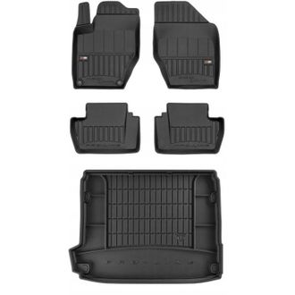 OEM Set 3d Alfombrillas Y Tapete De Goma Citro&euml;n C4 2 Hatchback 2010-2018
