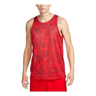 Nike Dri-FIT Standard Issue Reversible Jersey Red Grey FB7056-657