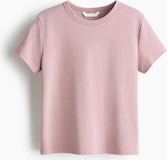 H&M T-Shirt aus Baumwolle - Pink