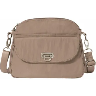 Baggallini Coastal Flip Lock Crossbody Bag in Moonrock at Nordstrom